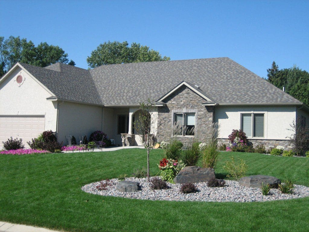 Lakeville Front Yard Complete Landscape Install - Pahl's Market - Apple 