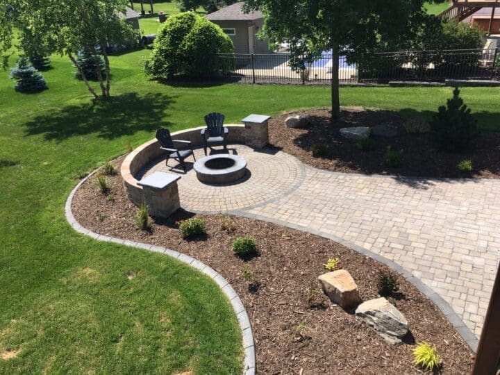 Fire Pit And Paver Patio Pahls Market Apple Valley Mn 5605